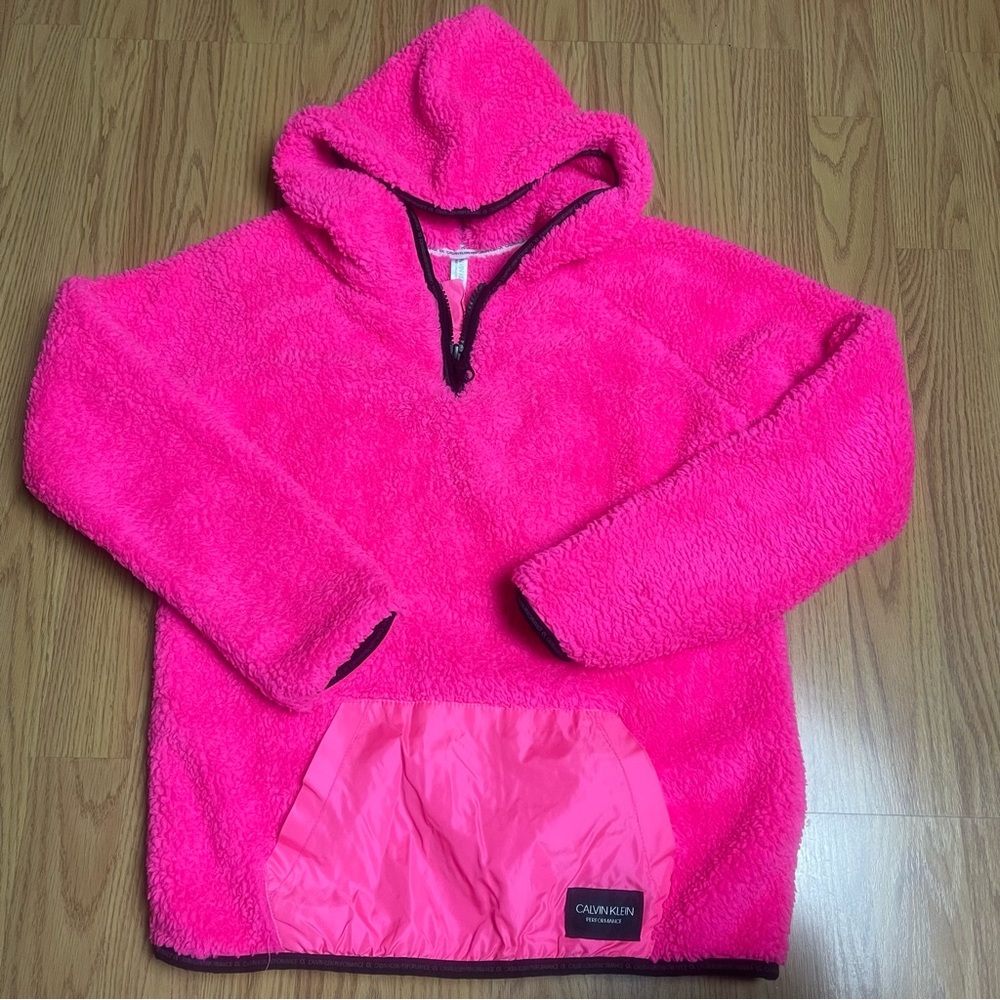 Calvin Klein Kids Bright Pink Hoodie